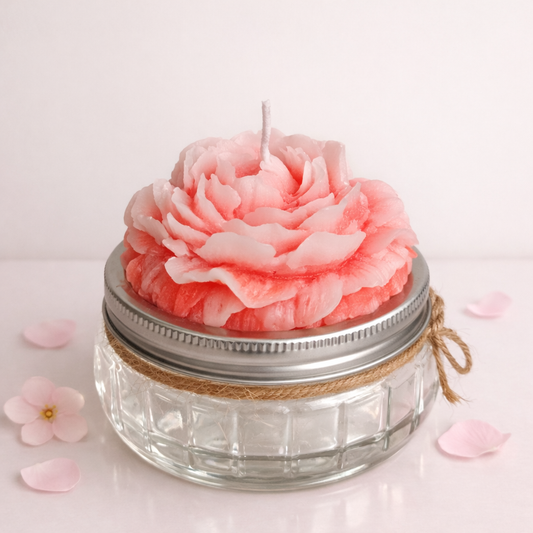 Blossoming Love "Cherry Blossom" Scented Vegan Candle (Small Size)