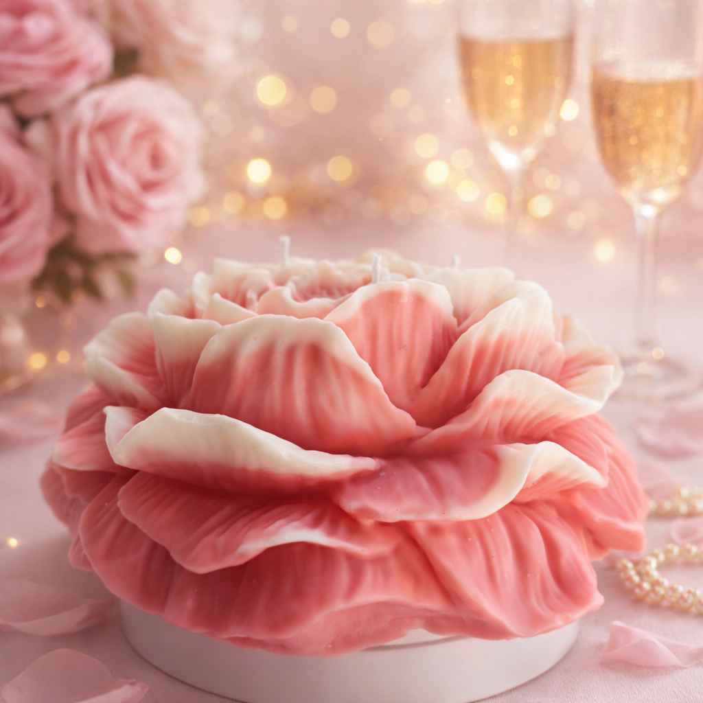 Blossoming Love "Cherry Blossom" Scented Vegan Candle (Large Size)