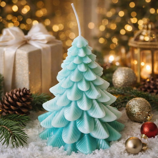Christmas Spruce Tree Pine Needle Scented Candle