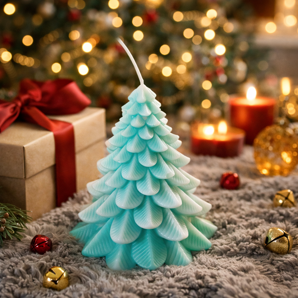 Christmas Spruce Tree Pine Needle Scented Candle