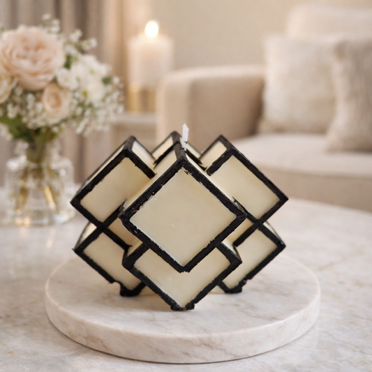 Cube Soy Wax Candle - Madame — Luxury Fragrance Collection