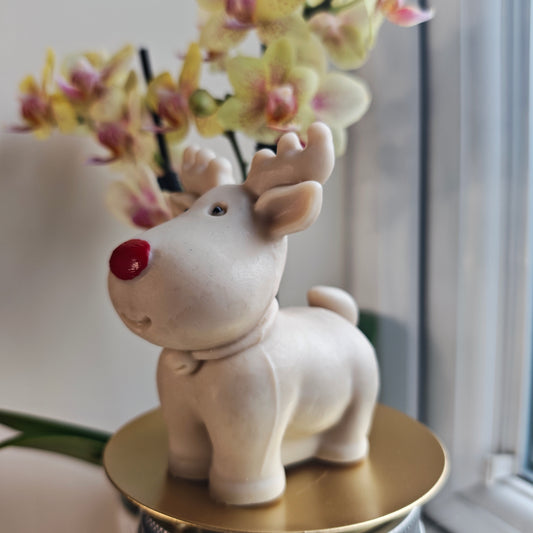 Christmas Reindeer "Mrs Claus's Pantry" Scented Candle